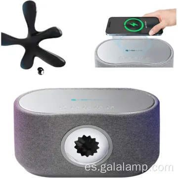 Visualizador de sonido ferrofluid sincronizado con ritmo musical